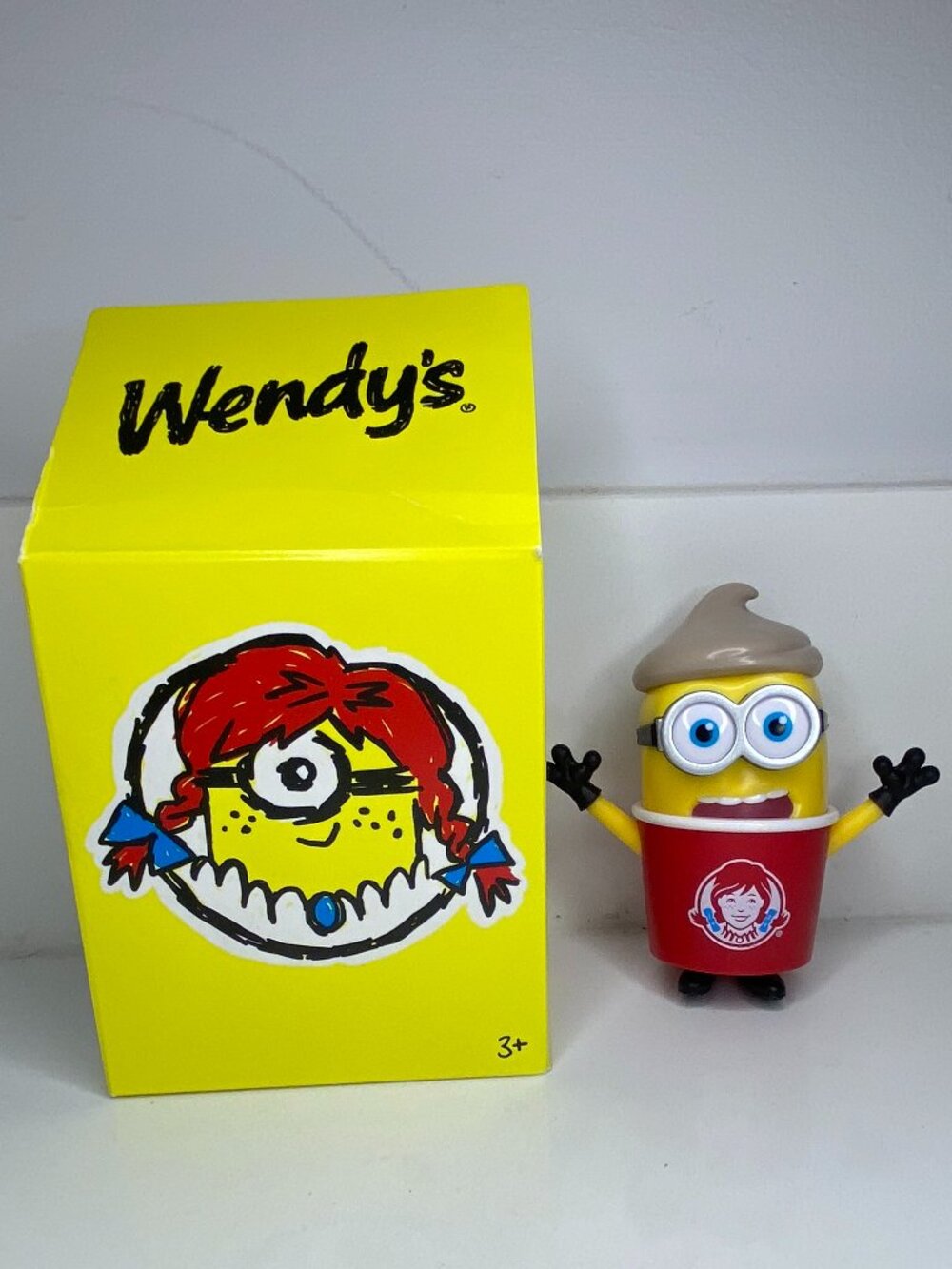 Wendy’s x Minions 2026 Frosty Cup Mini Figure #2 With Box Collectible